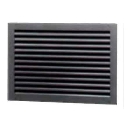 Activar Construction Products Group Steel Door Louver Two Piece 700A1212B, Inverted Split inYin, 50% Free Area, 12in X 12in, Bronze 700A 1212B